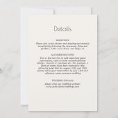 Invitation Whispers Lake Swan Lotus Fleurs Mandala Mariage (Dos)