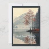 Invitation Whispers of Autumn Reflection (Devant)