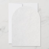 Invitation White 3D Flowers Roses Wedding (Dos)