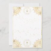 Invitation White Celestial Soleil et Lune Bridal Brunch Douch (Dos)
