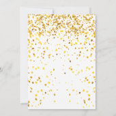 Invitation White Charity Ball Parti de collecte de fonds d'en (Dos)