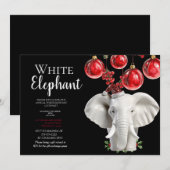 Invitation  White Elephant Kids Christmas party   (Devant / Derrière)