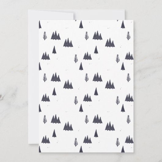 Invitation White Elephant Winter Wreath Gieréchange Party (Dos)