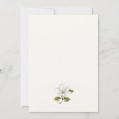 Invitation White Floral elegant  (Dos)