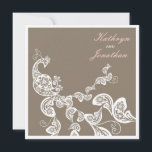 Invitation White Floral Peacock Elegant Boho Wedding Invitati<br><div class="desc">Conçu par fat*fa*tin. Facile à customiser avec votre propre texte,  photo ou image. Pour des demandes personnalisées,  veuillez contacter fat*fa*tin directement. Des frais personnalisés s'appliquent. www.zazzle.com/fat_fa_tin www.zazzle.com/color_therapy www.zazzle.com/fatfatin_blue_knot www.zazzle.com/fatfatin_red_knot www.zazzle.com/fatfatin_mini_me www.zazzle.com/fatfatin_box www.zazzle.com/fatfatin_design www.zazzle.com/fatfatin_ink</div>