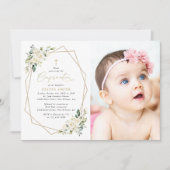 Invitation White Flowers, Cream Flowers, Boho, Confirmation (Devant)