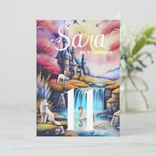 Invitation White Fox (Debout devant)