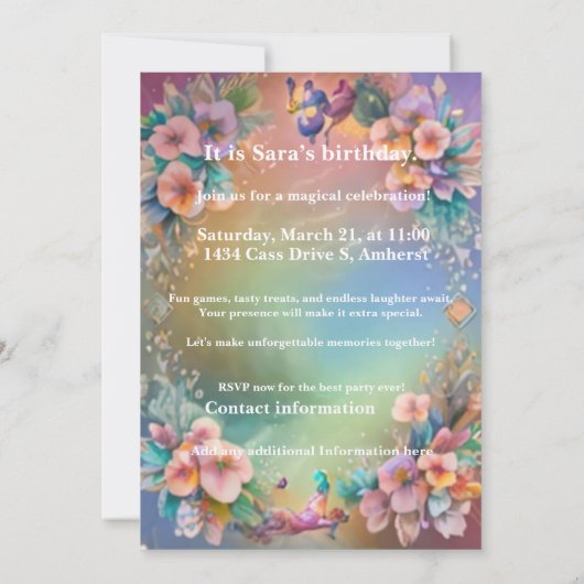 Invitation White Fox (Dos)