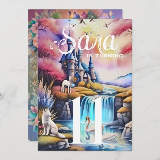 Invitation White Fox (Devant / Derrière)