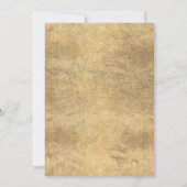 Invitation White gold flower bridal tea party Bridal Shower  (Dos)