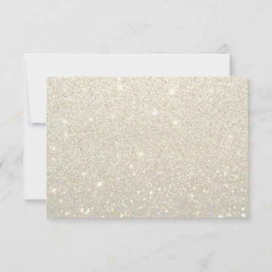 Invitation - White Gold Glit Fab future Mme Bridal (Dos)