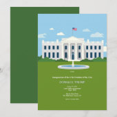 Invitation White House Presidential Inaugural Party (Devant / Derrière)
