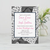 Invitation White hydrangea (Debout devant)