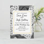 Invitation White hydrangea (Debout devant)