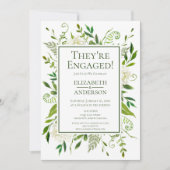 Invitation White Hydrangea Floral Watercolor Party (Devant)