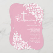 Invitation White Jasmine Invite (Devant / Derrière)