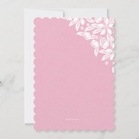 Invitation White Jasmine Invite (Dos)