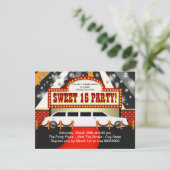 Invitation White Limo Movie Star Sweet 16 Party (Debout devant)