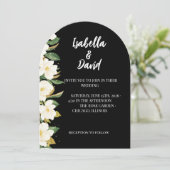 Invitation White Magnolia Elegance (Debout devant)