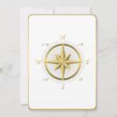 Invitation White Nautical Wedding (Dos)