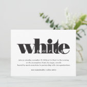 Invitation White Party (Debout devant)