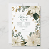 Invitation White Poinsettia (Devant)