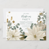 Invitation White Poinsettia (Devant)