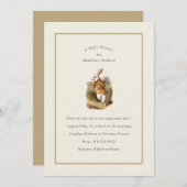 Invitation White Rabbit Alice in Wonderland Classic Storybook (Devant / Derrière)