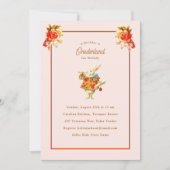 Invitation White Rabbit Herald Alice dans l'Onederland Annive (Devant)