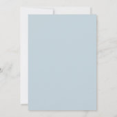 Invitation White Rose and Icy Blue Mist Winter Wedding (Dos)