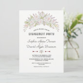 Invitation White Rose Roses Bourgogne (Debout devant)