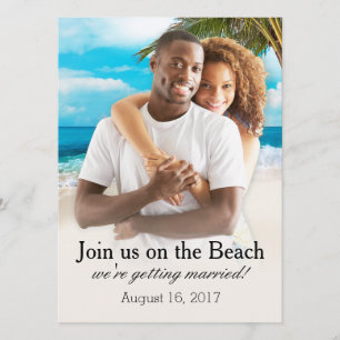 Invitation White Sands Beach DEMANDEZ-MOI DE PHOTOCHOISIR VOT