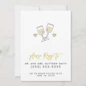 Invitation White Script Island Citrus Bachelorette Party (Dos)