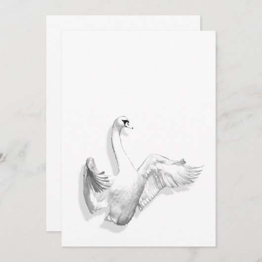 Invitation White Swan - Incitations (Devant / Derrière)