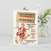 Invitation White Trash Bash (Debout devant)