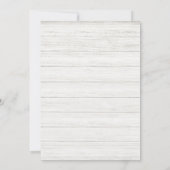 Invitation White Wood Premier petit camion bleu royal (Dos)