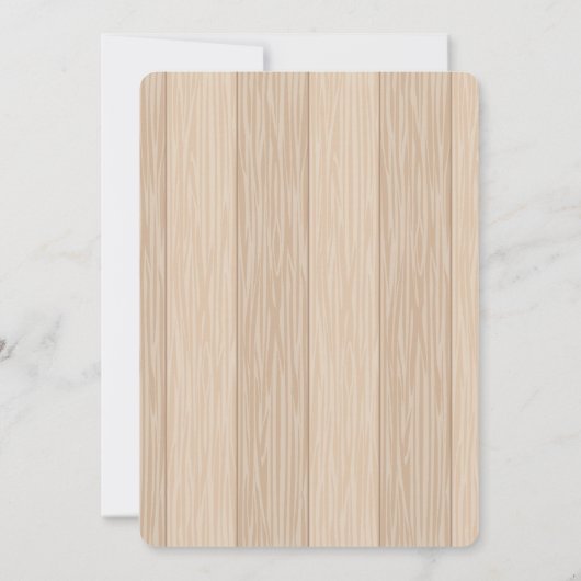 Invitation White Wood Twinkle Twinkle Little Star Baby shower (Dos)