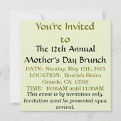 Invitation - White Zinnia (Dos)