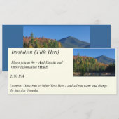 Invitation Whiteface Mountain sur Little Cherrypatch Pond (Devant / Derrière)