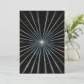 Invitation Whitefire Supernova Cosmic Galaxy Star Blanc Noir (Debout devant)