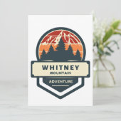Invitation Whitney mountain peak climbing and hiking (Debout devant)