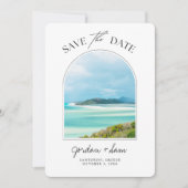 Invitation Whitsunday Island Australie Mariage Enregistrer la (Devant)