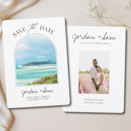 Invitation Whitsunday Island Australie Mariage Enregistrer la