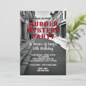 Invitation whodunit meurtre mystery 1940's style dîner party (Debout devant)