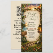 Invitation Wild Adventure Hunter & Fisherman Boy's Birthday  (Devant / Derrière)