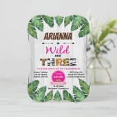 Invitation Wild and Three. La jungle des filles (Debout devant)