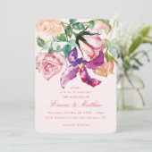 Invitation Wild Botanical Maximalism Wedding (Debout devant)
