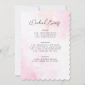 Invitation Wild Bougainvillea Tropical Bachelorette Party (Dos)