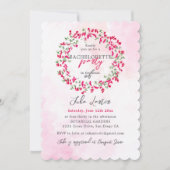 Invitation Wild Bougainvillea Tropical Bachelorette Party (Devant)
