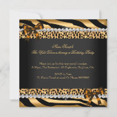 Invitation Wild Diva Leopard Zebra Hi Heels Birthday Party 3a (Dos)